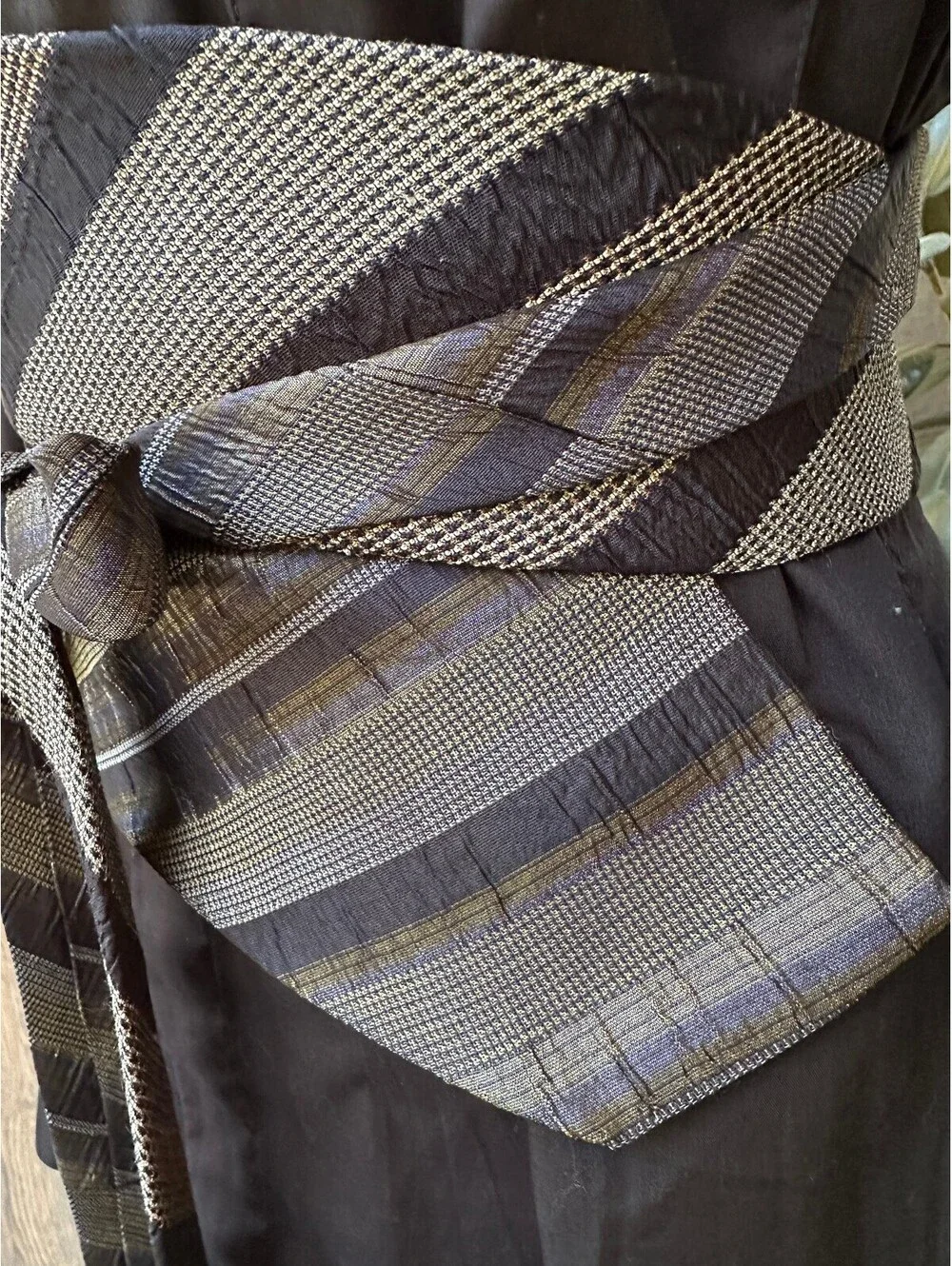 Upcycled Silk Obi Belt | Corset Wrap Style | OOAK | OS